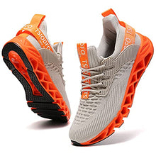Load image into Gallery viewer, Ezkrwxn Walking Shoes for Womens Running Shoes mesh Breathable Slip on Athletic Walking Sneakers Ladies Gym Workout Sport Tennis Shoe Pink Blue Size 7.5
