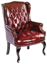 Load image into Gallery viewer, Boss Office Products Wingback Traditional Guest Chair in Burgundy
