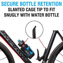 Load image into Gallery viewer, MARQUE Dual Bike Bottle Cage - Bicycle Water Bottle Holder for Road Cycling, Mountain Bike, Gravel and Bikepacking - Made from Durable Fiberglass Reinforced thermoplastic (2 Pack)
