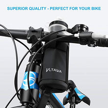 Load image into Gallery viewer, VLTAWA Premium Bike Water Bottle Cage, Bicycle Bottle Holder Bag with Shoulder Strap-Waterproof-Insulation-Durability-Secured Mountain Bike Cup Holder with Pocket, Suit for all Bikes, No Screws Needed

