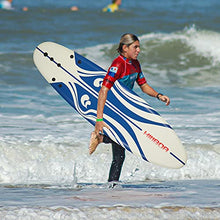 Load image into Gallery viewer, Kintness Surfboard with Eps Core Leash and Fins Bodyboard Longboard for Adults and Kids Outdoor Surfing
