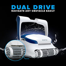 Load image into Gallery viewer, Dolphin Sigma Robotic Pool Cleaner with Bluetooth and Massive Top-Load Cartridge Filters, Ideal for Pools up to 50 Feet.
