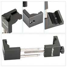 Load image into Gallery viewer, ULANZI Metal Phone Tripod Mount with Hot Shoe Mount Smartphone Video Rig Tripod Mount Adapter
