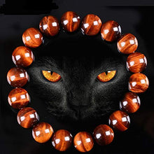 Load image into Gallery viewer, Handmade Natural Red Tiger's Eye Passion Bracelet - Boost Confidence - Bring Motivation - Strong Relationship - Root Chakra Bracelet - Tiger Eye Bracelet for Healing Lower Chakra
