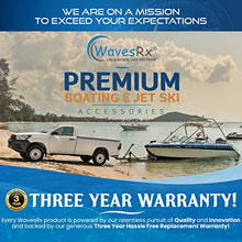 Load image into Gallery viewer, WAVESRX Boat Trailer Hitch Tightener &amp; Stabilizer | Stainless Steel Anti-Rattle Clamp for 2" Hitch Receivers | Marine Grade Rust-Free for Safe Transportation of Your Watercraft | Improved 2022 Version

