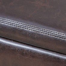 Load image into Gallery viewer, Christopher Knight Home Glouster PU Storage Ottoman, Brown
