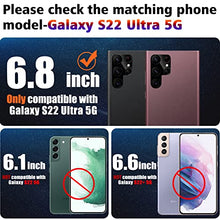 Load image into Gallery viewer, Milomdoi [4 Pack] for Samsung Galaxy S22 Ultra 5G Camera Lens Protector Cover, 9H Tempered Glass Camera Screen Protector, Case Friendly, Not Affect Flash, Perfect Night Shot Mode Design, Black
