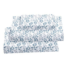 Load image into Gallery viewer, Softan King Bed Sheet Set, 4 PC Green Leaves Printed Brushed Microfiber Elegant Bedding Set, 1 Flat Sheet,1 Deep Pocket Fitted Sheet, and 2 Pillow Cases, Breathable &amp; Silky Soft Feeling Sheets
