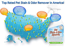Load image into Gallery viewer, Pet Stain &amp; Odor Miracle - The Best Enzyme Cleaner for Dog Urine Cat Pee Feces Vomit, Enzymatic Solution Cleans Carpet Rug Car Upholstery Couch Mattress Furniture, Natural Eliminator (S/M 32FL OZ)
