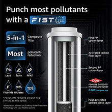 Load image into Gallery viewer, Waterdrop D6 Reverse Osmosis System, Tankless, 600 GPD, 1.5:1 Pure to Drain, Smart LED Faucet, Reduce TDS, High Flow, USA Tech Support
