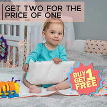 Load image into Gallery viewer, Portable Changing Pad Large Size 25.5”x31.5” Pack of 2 - Vinyl Waterproof Reusable Baby Changing Mats for Girls Boys - Reinforced Seams &amp; Free Storage Bag - Change Diaper Mat - Extended Warranty 2 y
