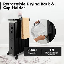 Load image into Gallery viewer, GOFLAME Oil Filled Radiator Heater, 1500W Electric Portable Space Heater with 3 Heat Settings and Built-In Thermostat, Oil Heater with Wheels, Tip-Over &amp; Overheat Protection for Home Office (Black)
