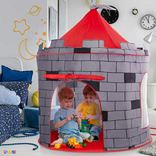 Load image into Gallery viewer, Kids Play Tent Knight Castle - Portable Kids Tent - Kids Pop Up Tent Foldable Into Carrying Bag - Childrens Play Tent For Indoor And Outdoor Use - Kids Playhouse Best Gift For Boys and Girls, Original
