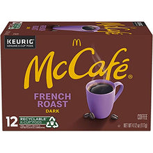 Load image into Gallery viewer, McCafe French Roast Keurig K Cup Coffee Pods (12 Count)
