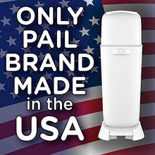 Load image into Gallery viewer, Playtex Diaper Genie Complete Pail with Built-In Odor Controlling Antimicrobial, Includes Pail &amp; 1 Refill, White
