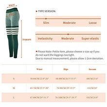 Load image into Gallery viewer, HURMES Women's High Waist Workout Seamless Thigh High Sock Leggings Striped Tummy Control Vital Ombre Yoga Pants Gym Tights Green
