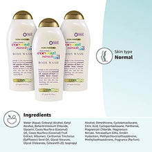 Load image into Gallery viewer, OGX Extra Creamy + Coconut Miracle Oil Ultra Moisture Body Wash, 58.5 Fl Oz, Pack of 3
