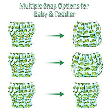 Load image into Gallery viewer, wegreeco Baby &amp; Toddler Snap One Size Adjustable Reusable Baby Swim Diaper (Diving, Ocean, Turtle, Large, 3 Pack)
