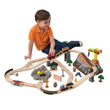 Load image into Gallery viewer, KidKraft Bucket Top Construction Train Set, 61-Piece
