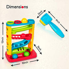 Load image into Gallery viewer, Award Winning Durable Pound A Ball, Stacking, Learning, Active, Early Developmental Montessori Toy, Fun Gift for Toddler &amp; Kids - STEM Developmental Educational Toys - Great Birthday Gift
