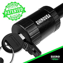 Load image into Gallery viewer, Rhino USA Trailer Hitch Lock - Patented 5/8" Locking Receiver Pin for Class III IV Hitches - Weatherproof Anti-Theft Lockable Pin with Dust, Mud &amp; Gunk Protection - Used to Tow Truck, Boat, Bike
