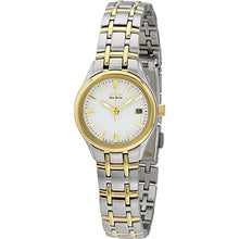 Load image into Gallery viewer, Citizen Women's Eco-Drive Dress Classic Watch in Two-tone Stainless Steel, White Dial (Model: EW1264-50A)
