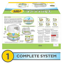 Load image into Gallery viewer, Purina Tidy Cats Hooded Litter Box System, BREEZE Hooded System Starter Kit Litter Box, Litter Pellets &amp; Pads, 10.37 lb (00070230168689)
