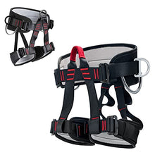 Load image into Gallery viewer, HandAcc Climbing belts, Thicken Professional Half Body Safety Belt for Rock Climbing, Fire Rescue, Expanding Training and Outdoor Adventure Activities
