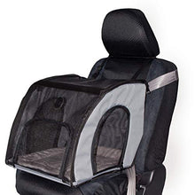 Load image into Gallery viewer, K&amp;H Pet Products Travel Safety Pet Carrier Small Gray 17" x 16" x 15"
