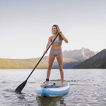 Load image into Gallery viewer, WOOWAVE SUP Leash 11 Foot Coiled Stand Up Paddle Board Surfboard Leash Stay on Board Ankle Strap with Waterproof Wallet/Phone Case (Clear Black Core)
