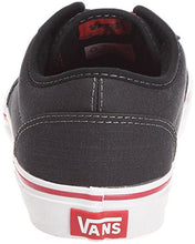 Load image into Gallery viewer, VANS MENS ATWOOD TEXTILE SHOES BLACK CHILLI SIZE 10.5
