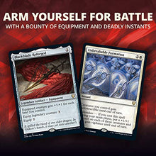 Load image into Gallery viewer, Magic: The Gathering Commander Legends Commander Deck – Arm for Battle | 100 Card Ready-to-Play Deck | 1 Foil Commander | Red-White, C78590000
