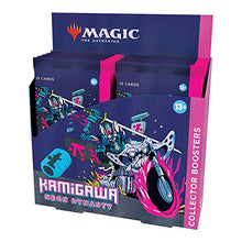 Load image into Gallery viewer, Magic The Gathering Kamigawa: Neon Dynasty Collector Booster Box | 12 Packs (180 Magic Cards)
