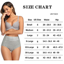 Load image into Gallery viewer, Cotton Underwear for Women, 5 Pack Underpants for Women High Waisted Panties for Women Postpartum Essentials C Section Ladies Briefs Plus Size Post Op Underwear
