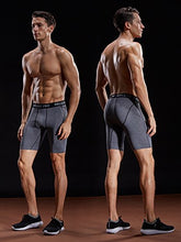 Load image into Gallery viewer, Neleus Men's 3 Pack Compression Shorts,6065,Black/Grey/Navy,L,EU XL

