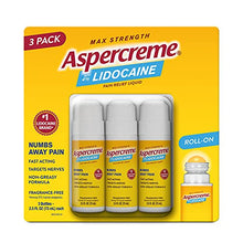 Load image into Gallery viewer, Aspercreme 4% Lidocaine No Mess Applicator, 2.5 Ounce (Pack of 3)
