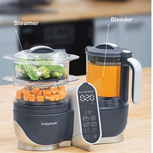 Load image into Gallery viewer, Duo Meal Station Food Maker 6 in 1 Food Processor with Steam Cooker, Multi-Speed Blender, Baby Purees, Warmer, Defroster, Sterilizer (Nutritionist Approved)

