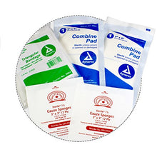 Load image into Gallery viewer, OSHA &amp; ANSI First Aid Kit Refill/Upgrade, 50 Person, 196 Pieces, ANSI 2015 Class B - Includes Splint, Tourniquet, Tools, Single dose and More: Fill Your kit or use to Upgrade to Current regulations
