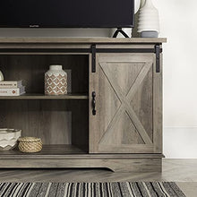 Load image into Gallery viewer, Walker Edison Richmond Modern Farmhouse Sliding Barn Door TV Stand for TVs up to 65 Inches, 58 Inch, Grey Wash
