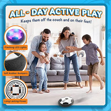Load image into Gallery viewer, LLMoose Hover Ball for Boys &amp; Girls - 2 LED Light Soccer Balls with Foam Bumpers﻿

