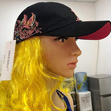 Load image into Gallery viewer, Women Baseball Caps, Adjustable Breathable Embroidered Sun Hat for Sport Golf Mesh Sunbonnet Outdoor Black
