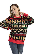 Load image into Gallery viewer, Unisex Men's Ugly Christmas Sweater Funny Novelty Knit Pullover Santa Reindeer Snowman Christmas Holiday Sweater - Rudy Be Fierce, Small
