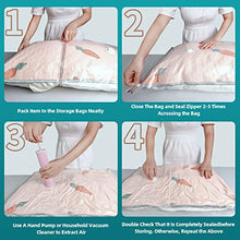 Load image into Gallery viewer, XUTAI Travel Vacuum Storage Bags for Clothes Comforters Blankets 9 Pack ( 3 S + 3 M +3 L ) Mattress Pillows with Pump Space Saver Bag
