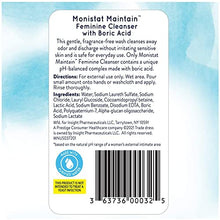 Load image into Gallery viewer, Monistat Maintain Feminine Wash with Boric Acid, Fragrance Free, 10 Fl Oz
