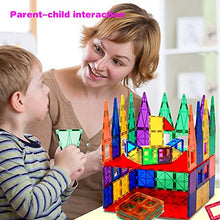 Load image into Gallery viewer, Magnetic Tiles Building Blocks STEM Magnet Blocks Toys for 3+ Year Old Boys and Girls,Educational Toy Gifts for Toddlers Kids Develop Children's Ability to Observe,Imagine,Practice.
