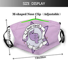 Load image into Gallery viewer, Amethyst-Don'T Judge Me Creative Funny Pm2.5 Fives-Layer Non-Woven Fabric Meltblown Fabric Replaceable Filter Elements
