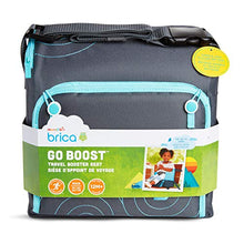 Load image into Gallery viewer, Munchkin Brica GoBoost Travel Booster Seat, Blue/Grey , 11.5x5.5x11.5 Inch (Pack of 1)
