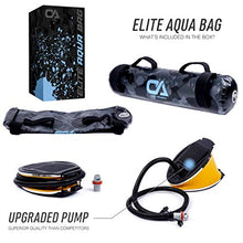 Load image into Gallery viewer, Onyx Athletics Elite Aqua Bag – Sandbags for Fitness with Water and Upgraded Air Pump – Adjustable Weighted Water Bag with Strong Handles – Perfect for Core and Balance Trainings – Max 50LBS
