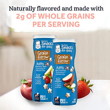 Load image into Gallery viewer, Gerber Baby Snacks Puffs Variety Pack, Banana &amp; Strawberry Apple, 1.48 Ounce (Pack of 8)
