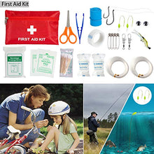 Load image into Gallery viewer, Emergency Survival Kit 47 in 1 Professional Survival Gear Tool First Aid Kit SOS Emergency Tactical Flashlight Knife Pliers Pen Blanket Bracelets Compass with Molle Pouch for Camping Adventures
